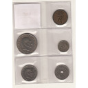DANIMARCA set monete circolate da  5- 10 - 25 Ore - 1 Krone -  e 5  Kroner del 1962 anni vari 